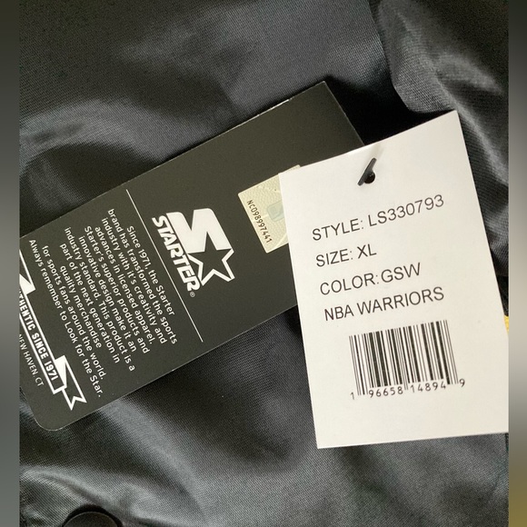 Golden State Warriors Starter Varsity Jacket - Picture 4 of 5